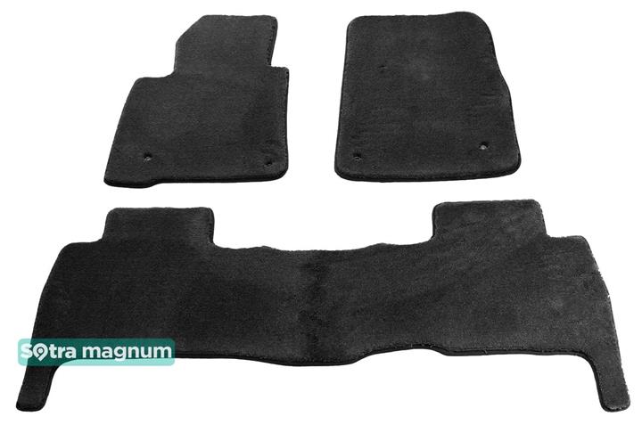 Sotra 07068-MG15-BLACK Interior mats Sotra two-layer black for Toyota Land cruiser (2007-2012), set 07068MG15BLACK