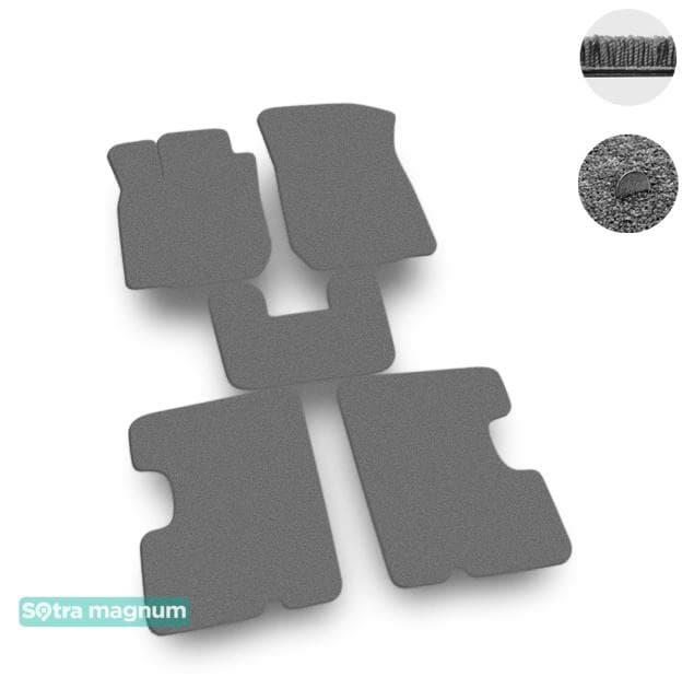 Sotra 07071-MG20-GREY Interior mats Sotra two-layer gray for Renault Sandero (2008-2012), set 07071MG20GREY