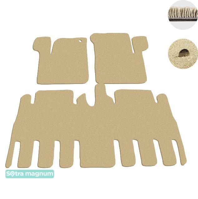 Sotra 07076-MG20-BEIGE Interior mats Sotra two-layer beige for Renault Espace (1996-2002), set 07076MG20BEIGE