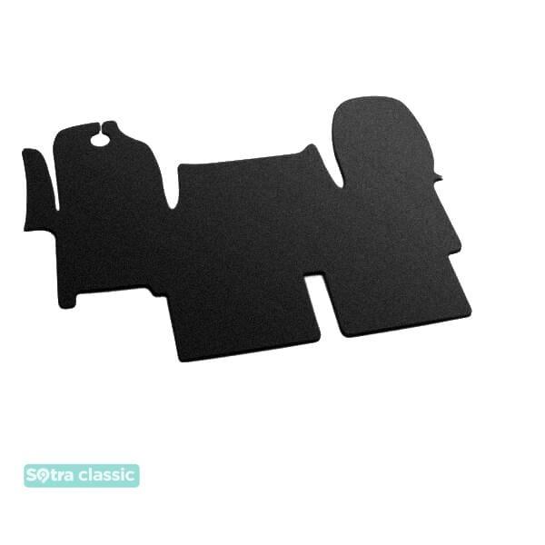 Sotra 07079-GD-BLACK Interior mats Sotra two-layer black for Iveco Daily (2006-2011), set 07079GDBLACK