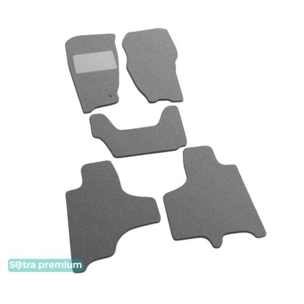 Sotra 07084-CH-GREY Interior mats Sotra two-layer gray for Jeep Cherokee (2008-2013), set 07084CHGREY