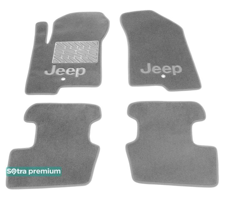 Sotra 07085-CH-GREY Interior mats Sotra two-layer gray for Jeep Patriot (2007-2016), set 07085CHGREY