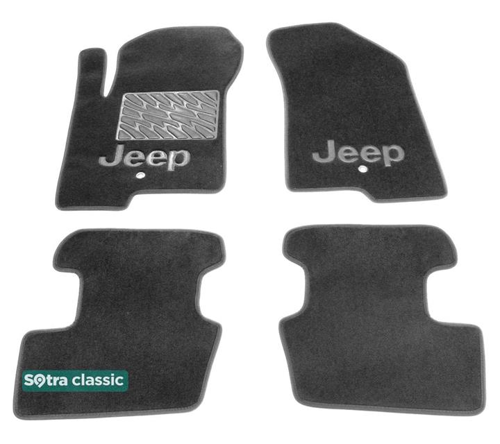 Sotra 07085-GD-GREY Interior mats Sotra two-layer gray for Jeep Patriot (2007-2016), set 07085GDGREY