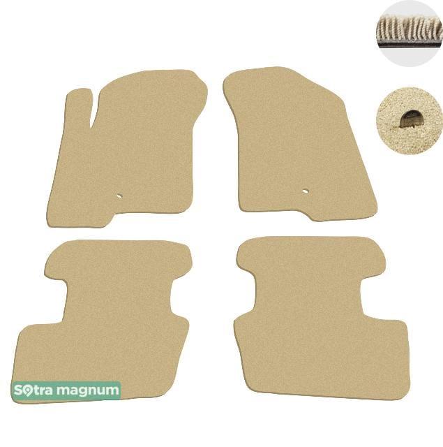 Sotra 07085-MG20-BEIGE Interior mats Sotra two-layer beige for Jeep Patriot (2007-2016), set 07085MG20BEIGE