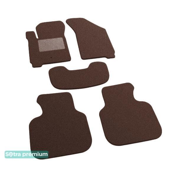 Sotra 07089-CH-CHOCO Interior mats Sotra two-layer brown for Dodge Journey (2009-), set 07089CHCHOCO