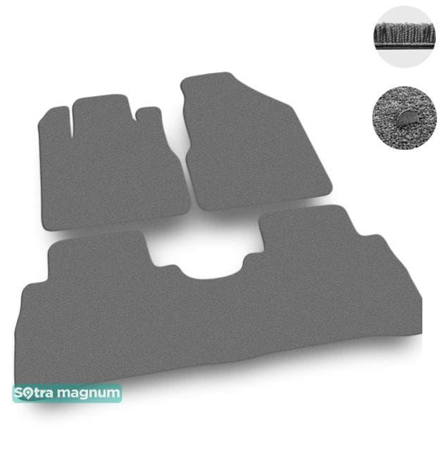 Sotra 07091-MG20-GREY Interior mats Sotra two-layer gray for Nissan Murano (2008-2014), set 07091MG20GREY