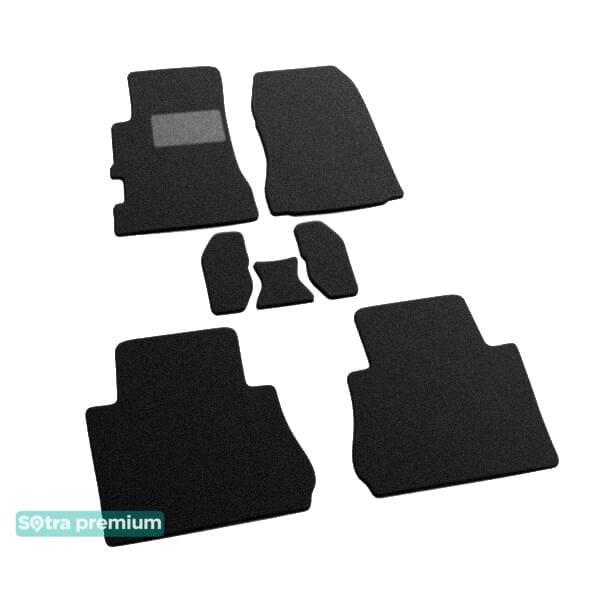 Sotra 07102-CH-BLACK Interior mats Sotra two-layer black for Honda Legend (1996-2004), set 07102CHBLACK