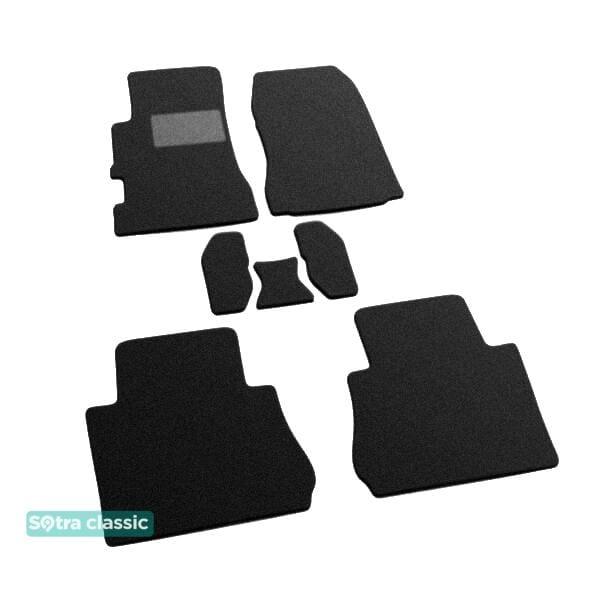 Sotra 07102-GD-BLACK Interior mats Sotra two-layer black for Honda Legend (1996-2004), set 07102GDBLACK