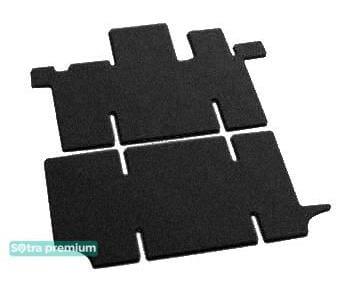 Sotra 07106-5-CH-BLACK Interior mats Sotra two-layer black for Peugeot Boxer (2002-2006), set 071065CHBLACK