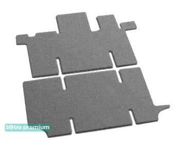 Sotra 07106-5-CH-GREY Interior mats Sotra two-layer gray for Peugeot Boxer (2002-2006), set 071065CHGREY