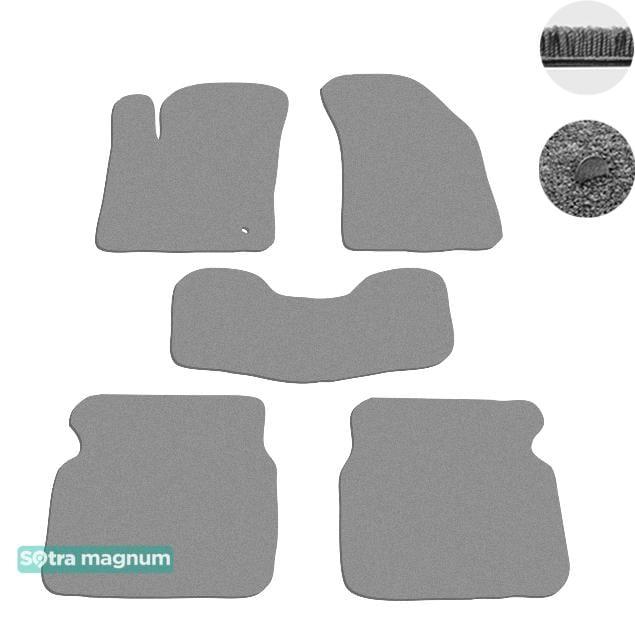 Sotra 07110-MG20-GREY Interior mats Sotra two-layer gray for Dodge Avenger (2008-2014), set 07110MG20GREY