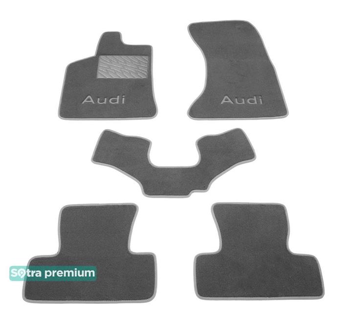Sotra 07117-CH-GREY Interior mats Sotra two-layer gray for Audi Q5 (2008-2016), set 07117CHGREY