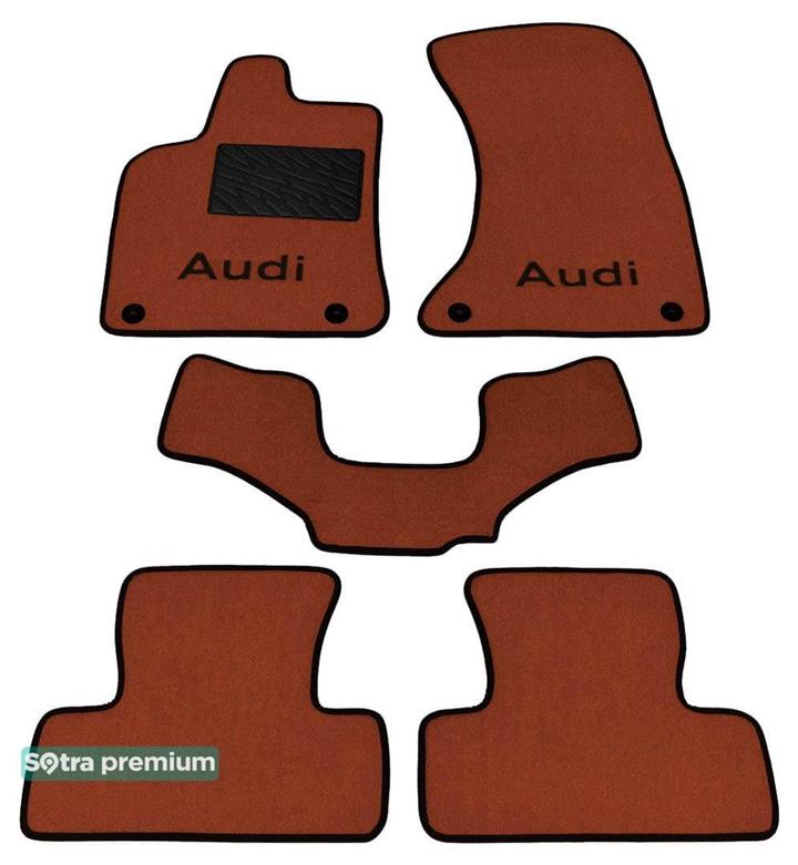 Sotra 07117-CH-TERRA Interior mats Sotra two-layer terracotta for Audi Q5 (2008-2016), set 07117CHTERRA