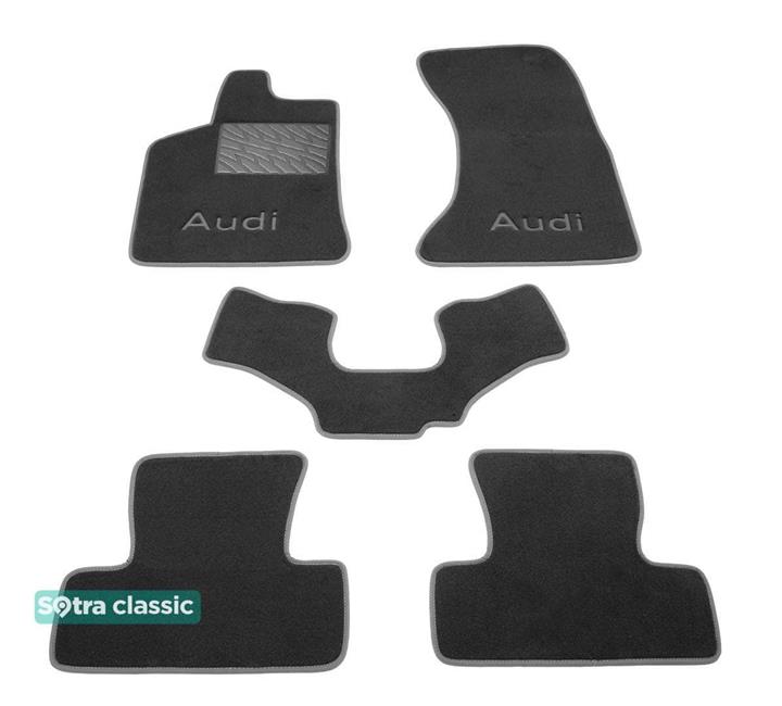 Sotra 07117-GD-GREY Interior mats Sotra two-layer gray for Audi Q5 (2008-2016), set 07117GDGREY