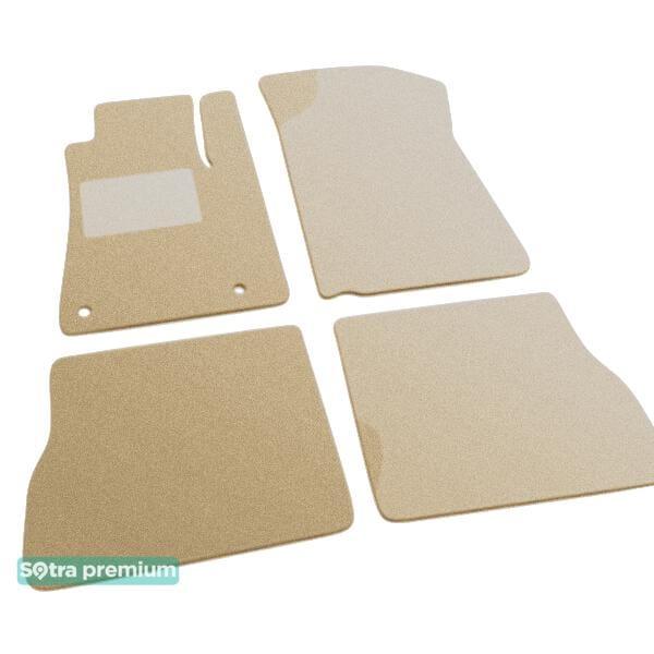 Sotra 07121-CH-BEIGE Interior mats Sotra two-layer beige for Toyota Tundra (2007-2013), set 07121CHBEIGE