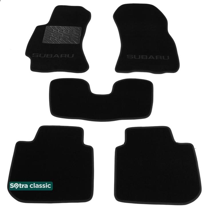 Sotra 07125-GD-BLACK Interior mats Sotra Two-layer black for Subaru Legacy/Outback, set 07125GDBLACK