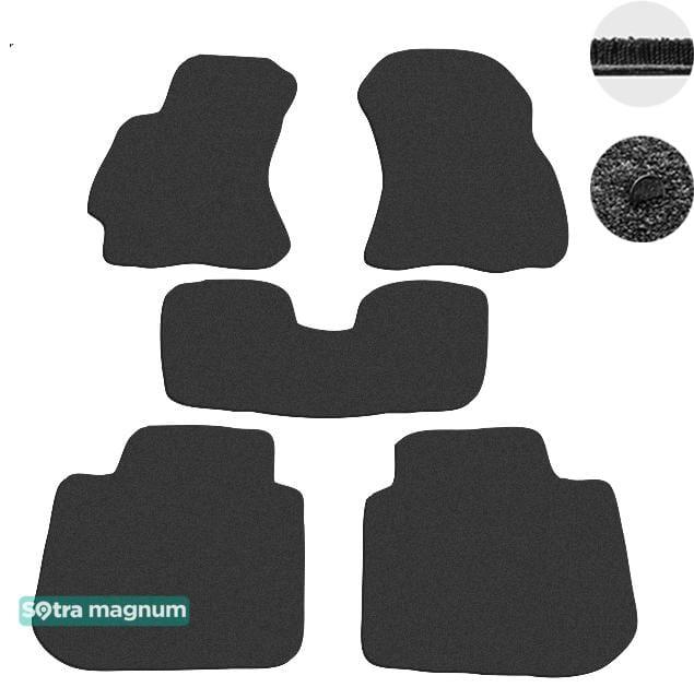 Sotra 07125-MG15-BLACK Interior mats Sotra Two-layer black for Subaru Legacy/Outback, set 07125MG15BLACK