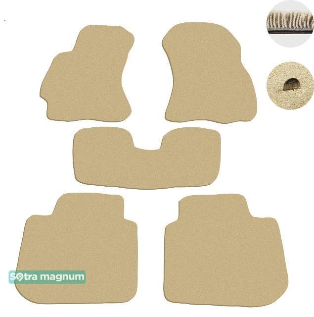 Sotra 07125-MG20-BEIGE Interior mats Sotra Double layer beige for Subaru Legacy/Outback, set 07125MG20BEIGE