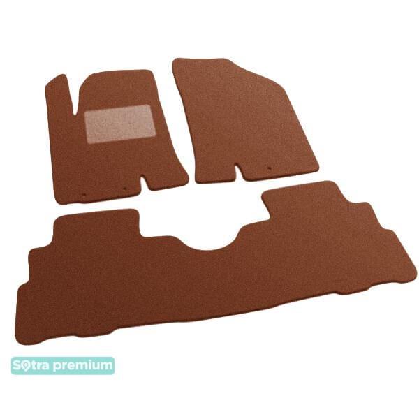 Sotra 07128-CH-TERRA Interior mats Sotra two-layer terracotta for KIA Soul (2008-2013), set 07128CHTERRA