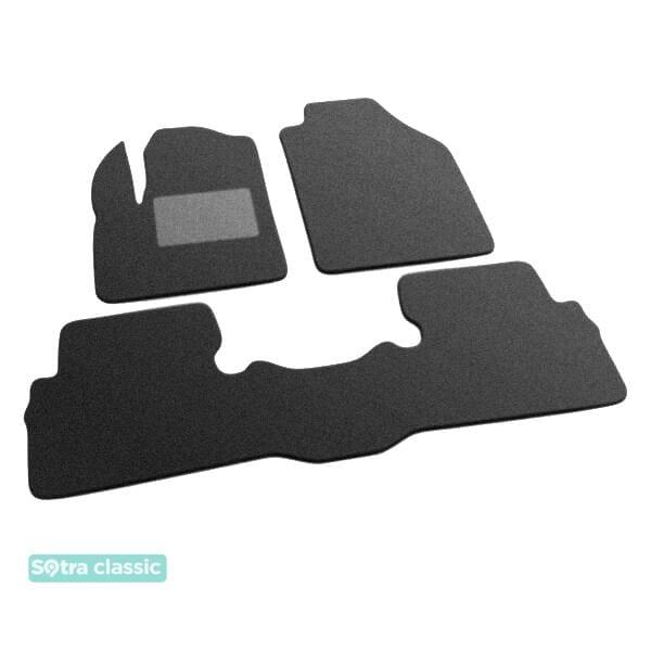 Sotra 07139-GD-GREY Interior mats Sotra two-layer gray for Ford Tourneo connect (2002-2013), set 07139GDGREY
