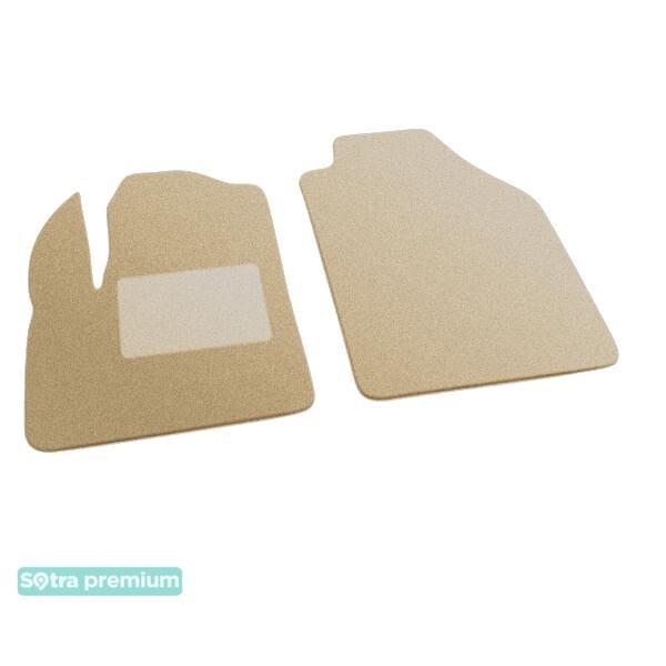Sotra 07140-CH-BEIGE Interior mats Sotra two-layer beige for Ford Transit/tourneo connect (2002-2013), set 07140CHBEIGE