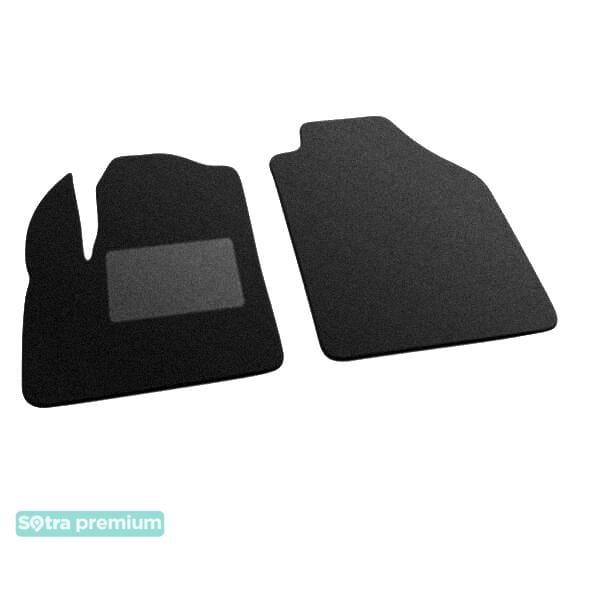 Sotra 07140-CH-BLACK Interior mats Sotra two-layer black for Ford Transit/tourneo connect (2002-2013), set 07140CHBLACK
