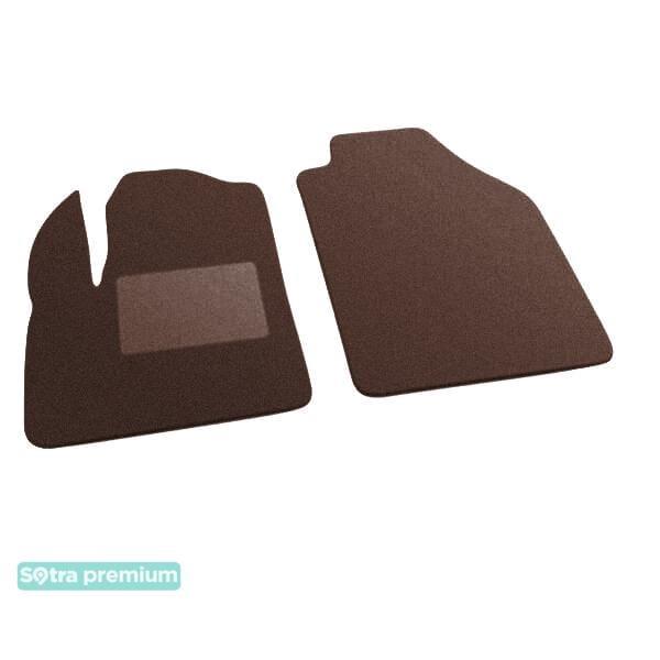 Sotra 07140-CH-CHOCO Interior mats Sotra two-layer brown for Ford Transit/tourneo connect (2002-2013), set 07140CHCHOCO