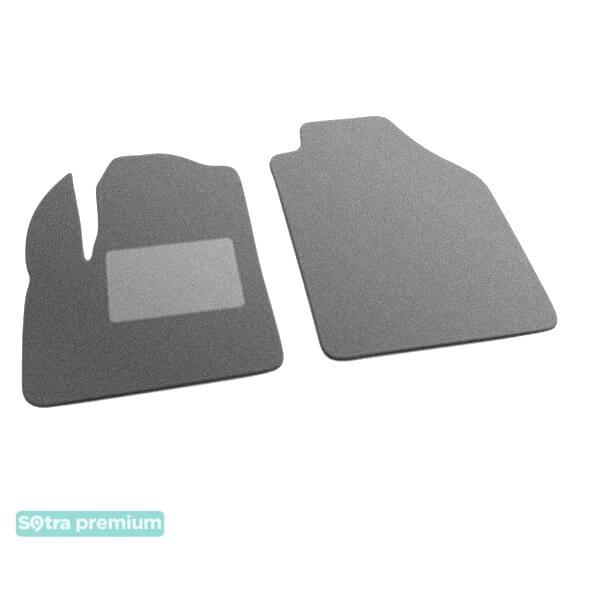 Sotra 07140-CH-GREY Interior mats Sotra two-layer gray for Ford Transit/tourneo connect (2002-2013), set 07140CHGREY