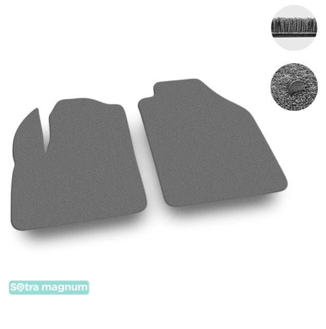 Sotra 07140-MG20-GREY Interior mats Sotra two-layer gray for Ford Transit/tourneo connect (2002-2013), set 07140MG20GREY