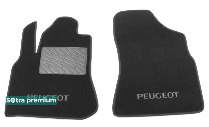 Sotra 07141-CH-GREY Interior mats Sotra two-layer gray for Peugeot Partner (2008-), set 07141CHGREY