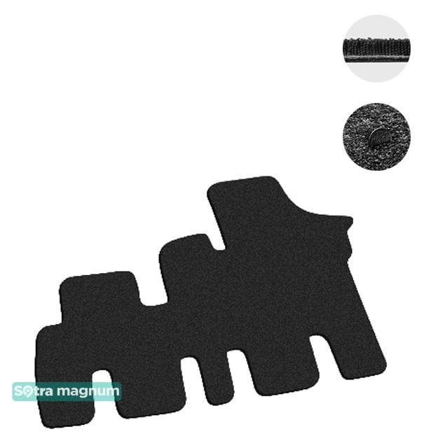 Sotra 07145-3-MG15-BLACK Interior mats Sotra two-layer black for KIA Sorento (2009-2012), set 071453MG15BLACK