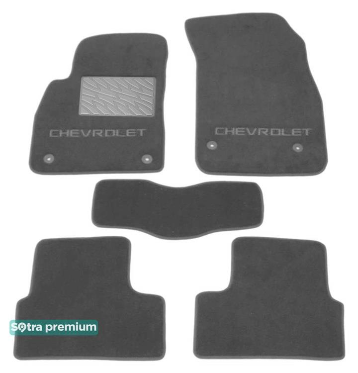 Sotra 07147-CH-GREY Interior mats Sotra two-layer gray for Chevrolet Cruze (2008-2015), set 07147CHGREY