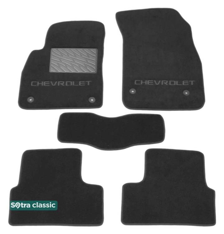 Sotra 07147-GD-GREY Interior mats Sotra two-layer gray for Chevrolet Cruze (2008-2015), set 07147GDGREY