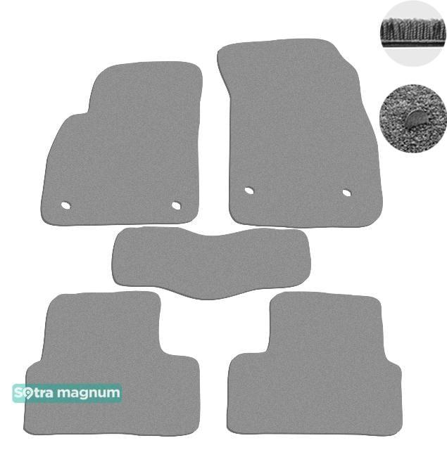 Sotra 07147-MG20-GREY Interior mats Sotra two-layer gray for Chevrolet Cruze (2008-2015), set 07147MG20GREY