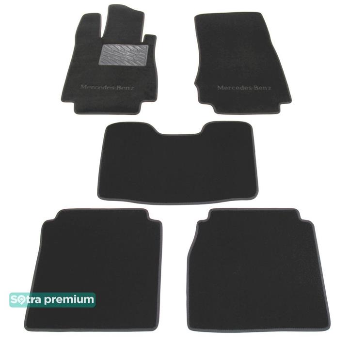 Sotra 07152-CH-GREY Interior mats Sotra two-layer gray for Mercedes S-class (1998-2005), set 07152CHGREY