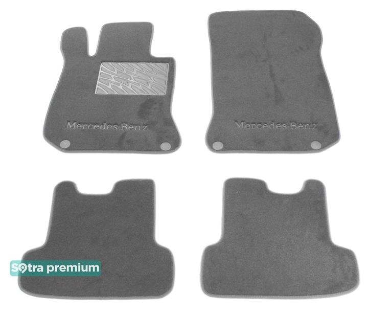 Sotra 07162-CH-GREY Interior mats Sotra two-layer gray for Mercedes Glk-class (2008-2015), set 07162CHGREY
