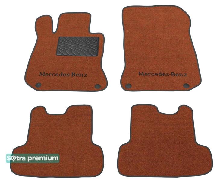 Sotra 07162-CH-TERRA Interior mats Sotra two-layer terracotta for Mercedes Glk-class (2008-2015), set 07162CHTERRA