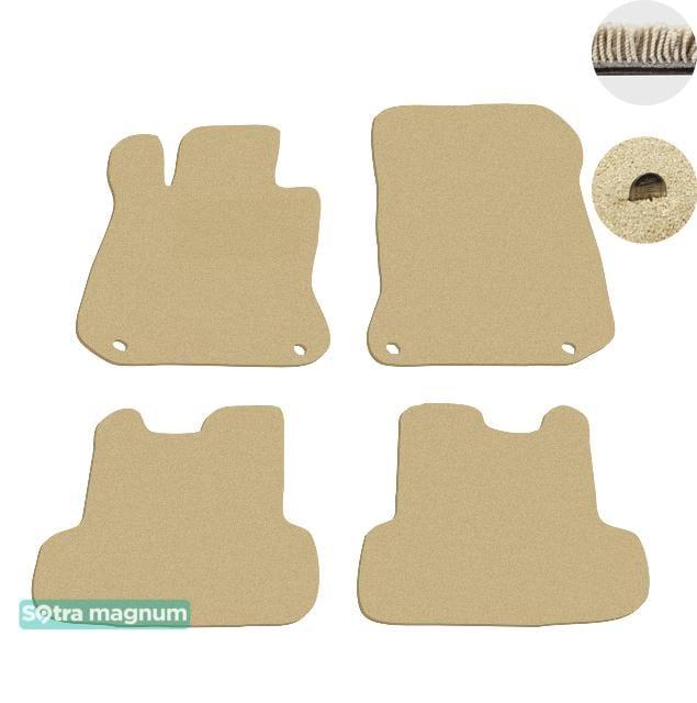 Sotra 07162-MG20-BEIGE Interior mats Sotra two-layer beige for Mercedes Glk-class (2008-2015), set 07162MG20BEIGE