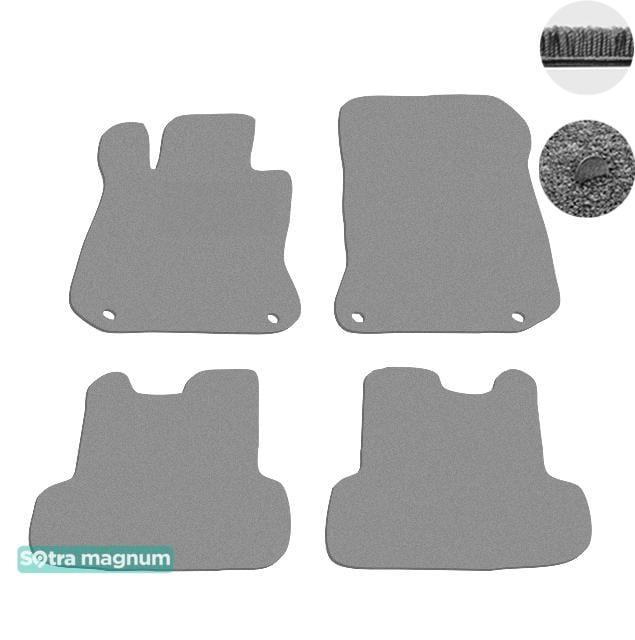 Sotra 07162-MG20-GREY Interior mats Sotra two-layer gray for Mercedes Glk-class (2008-2015), set 07162MG20GREY