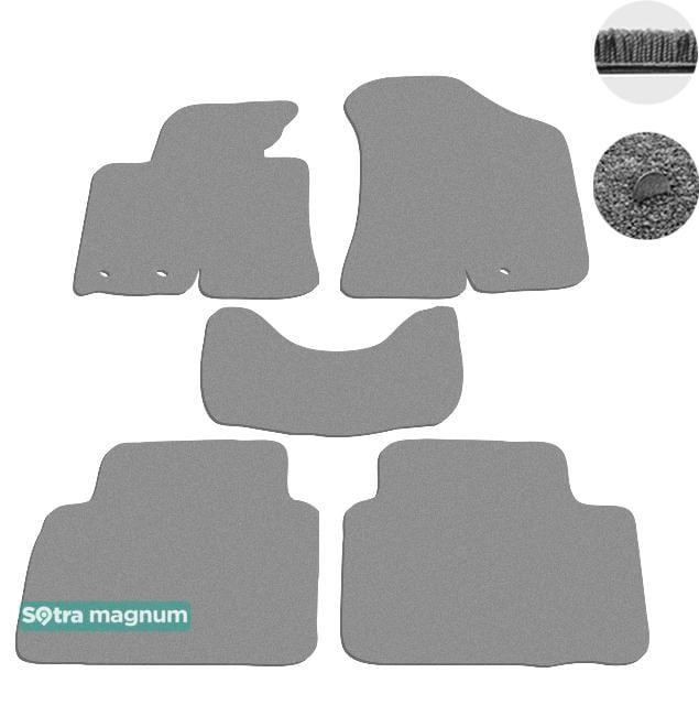 Sotra 07163-MG20-GREY Interior mats Sotra two-layer gray for Hyundai Ix35 (2010-2015), set 07163MG20GREY
