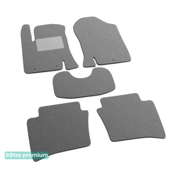 Sotra 07173-CH-GREY Interior mats Sotra two-layer gray for Hyundai I20 (2008-2014), set 07173CHGREY