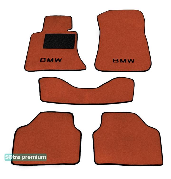 Sotra 07181-CH-TERRA Interior mats Sotra two-layer terracotta for BMW X1 (2009-2015), set 07181CHTERRA
