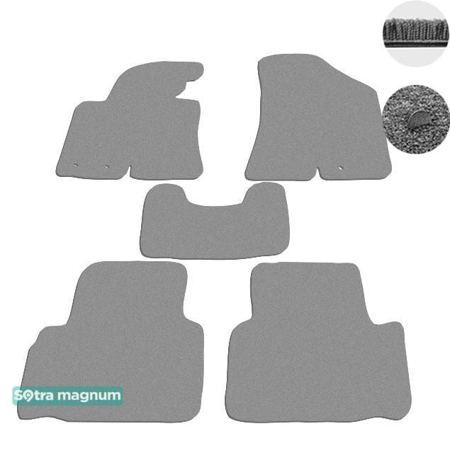 Sotra 07192-MG20-GREY Interior mats Sotra two-layer gray for KIA Sportage (2010-2015), set 07192MG20GREY