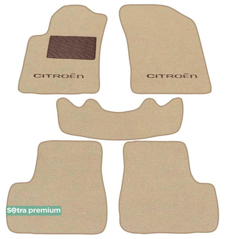 Sotra 07194-CH-BEIGE Interior mats Sotra Double layer beige for Citroen C3/Ds3, set 07194CHBEIGE