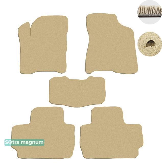 Sotra 07205-MG20-BEIGE Interior mats Sotra two-layer beige for Zaz Forza (2011-), set 07205MG20BEIGE