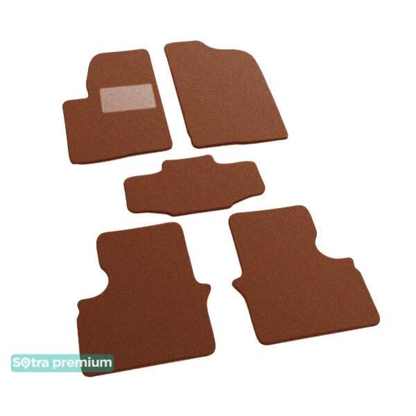 Sotra 07209-CH-TERRA Interior mats Sotra two-layer terracotta for Chery A3 / M11 (2008-), set 07209CHTERRA