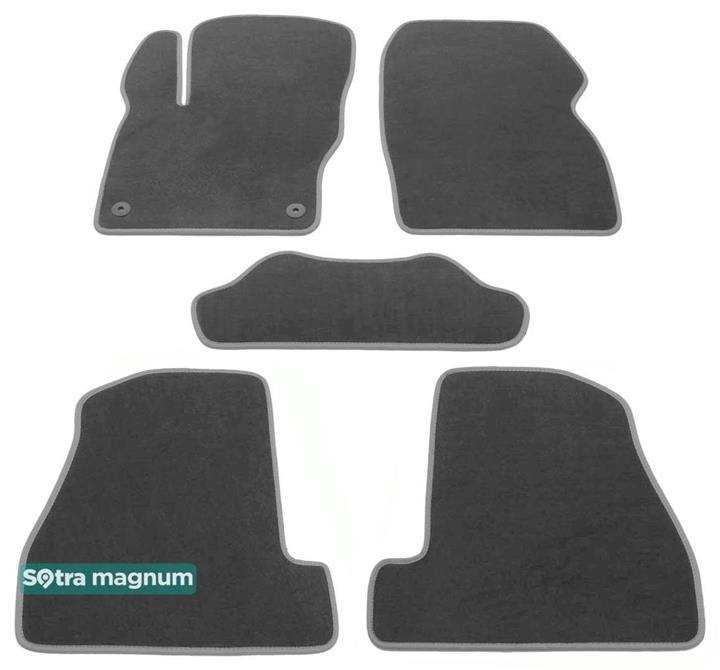 Sotra 07215-MG20-GREY Interior mats Sotra two-layer gray for Ford Focus (2010-2014), set 07215MG20GREY