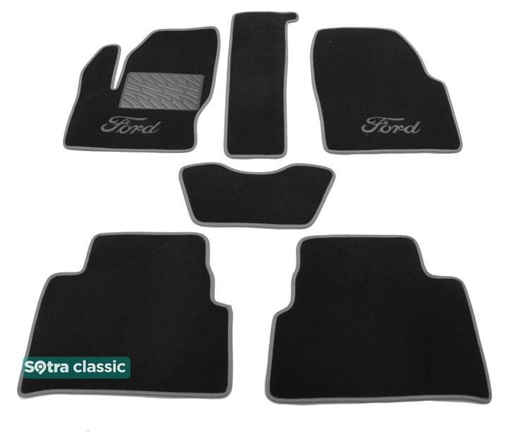 Sotra 07218-GD-GREY Interior mats Sotra two-layer gray for Ford C-max (2010-), set 07218GDGREY