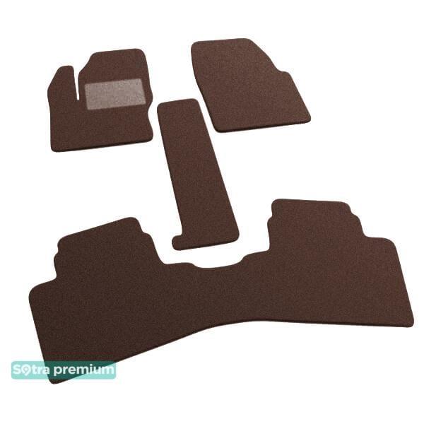 Sotra 07219-CH-CHOCO Interior mats Sotra two-layer brown for Ford Grand c-max (2010-), set 07219CHCHOCO