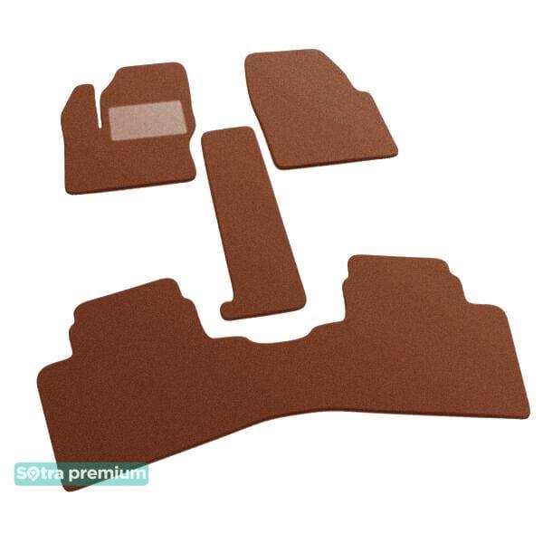 Sotra 07219-CH-TERRA Interior mats Sotra two-layer terracotta for Ford Grand c-max (2010-), set 07219CHTERRA